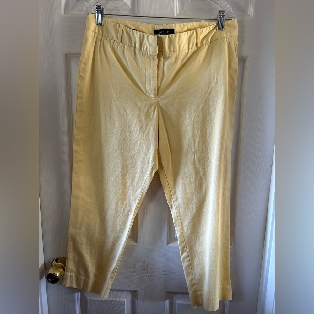 Talbots Yellow Pants